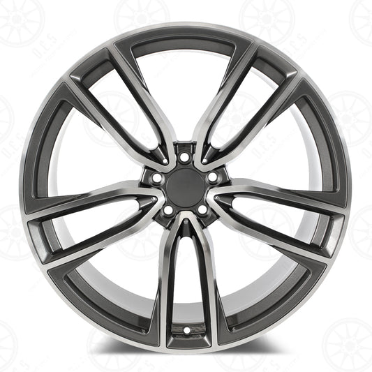 2021 AMG Style - RM62 2x8.5 Machined Face/Gunmetal Outline wheel