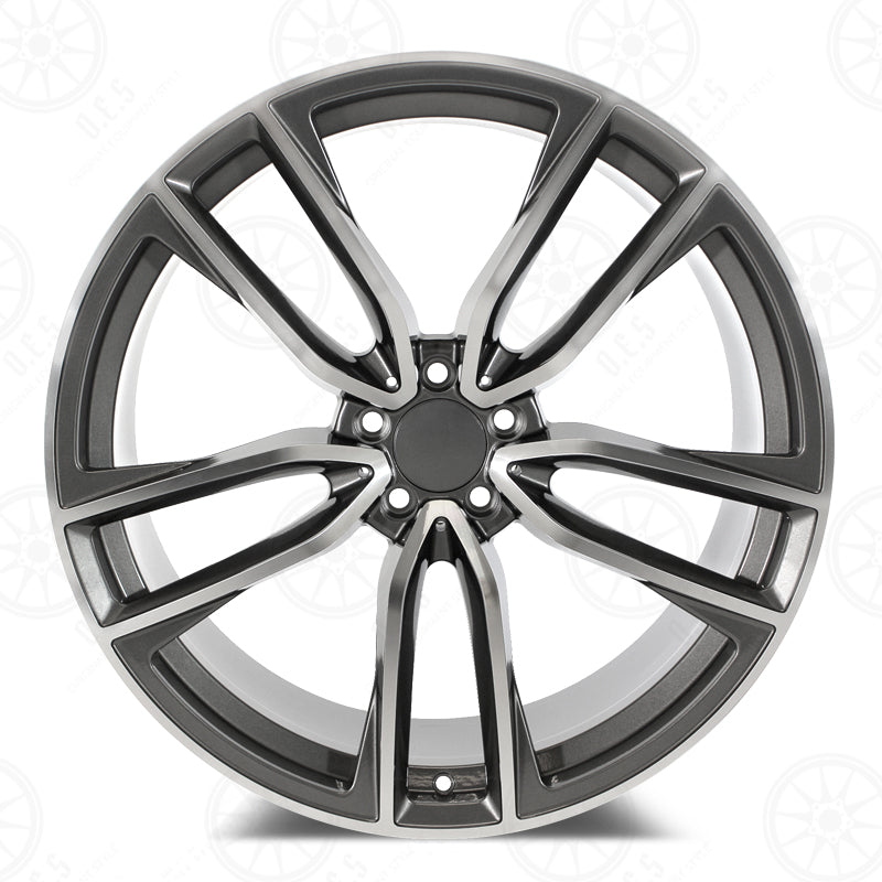 2021 AMG Style - RM62 19x8 Machined Face/Gunmetal Outline wheel