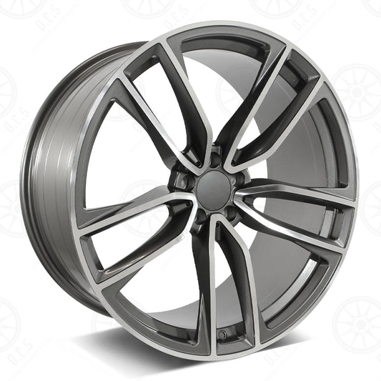 2021 AMG Style - RM62 2x9.5 Machined Face/Gunmetal Outline wheel