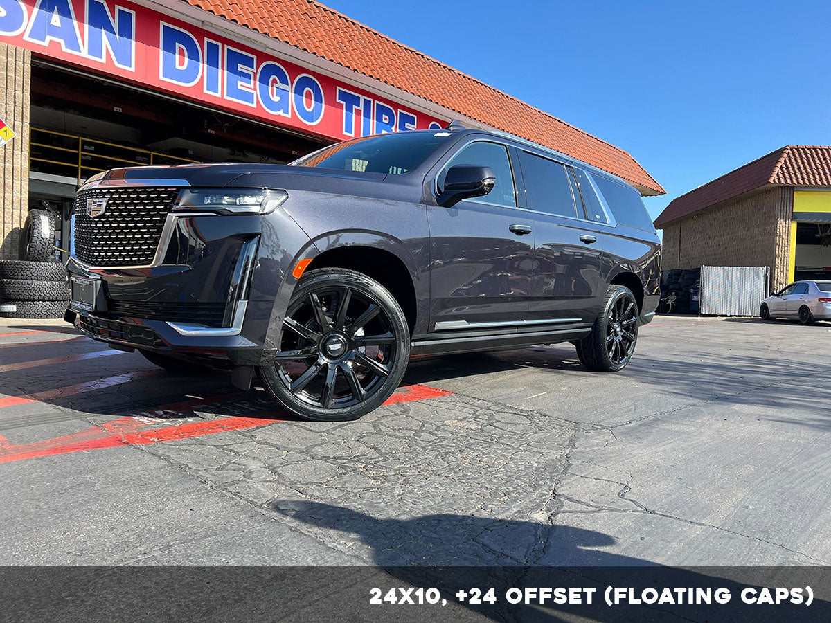 2021 Platinum Style - F261 22x9 Gloss Black wheel