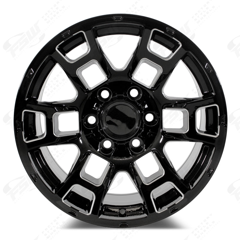 Flow Forged4TR Pro Style - F250 2x9 Gloss Black Milled wheel
