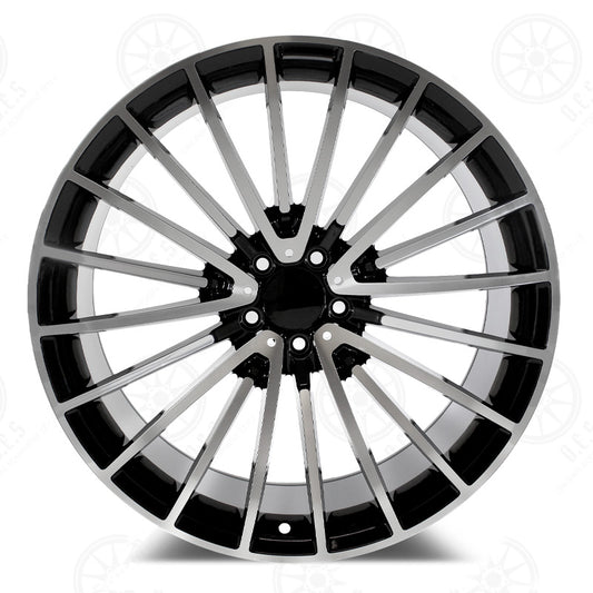 2021 S Style - RM56 21x1 Machined Face/Black Outline wheel
