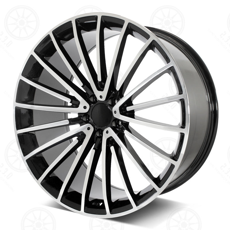 2021 S Style - RM56 21x1 Machined Face/Black Outline wheel
