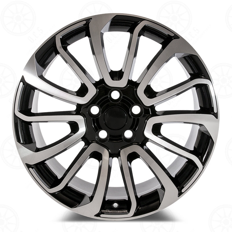 Autobiography Style - RL06 24x1 Machined Face/Black Outline wheel