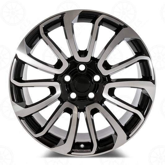 Autobiography Style - RL06 24x1 Machined Face/Black Outline wheel