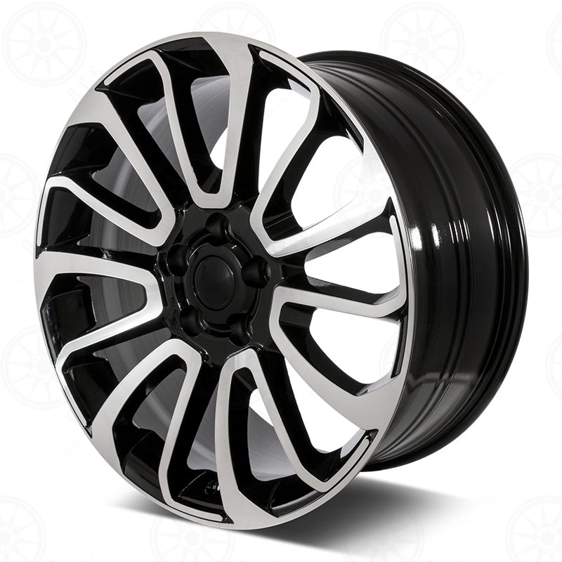 Autobiography Style - RL06 24x1 Machined Face/Black Outline wheel