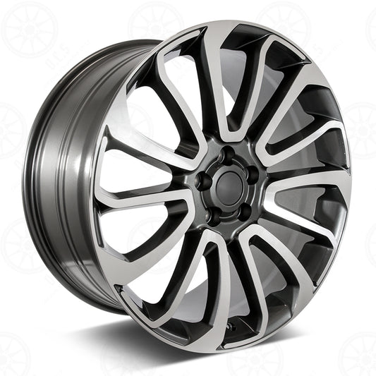 Autobiography Style - RL07 24x1 Machined Face/Gunmetal Outline wheel