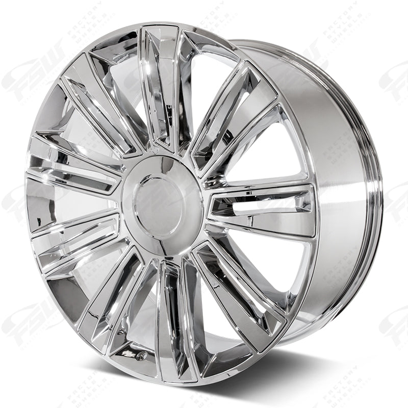 Diamond Style - F008 22x9 Chrome Chrome Inserts wheel