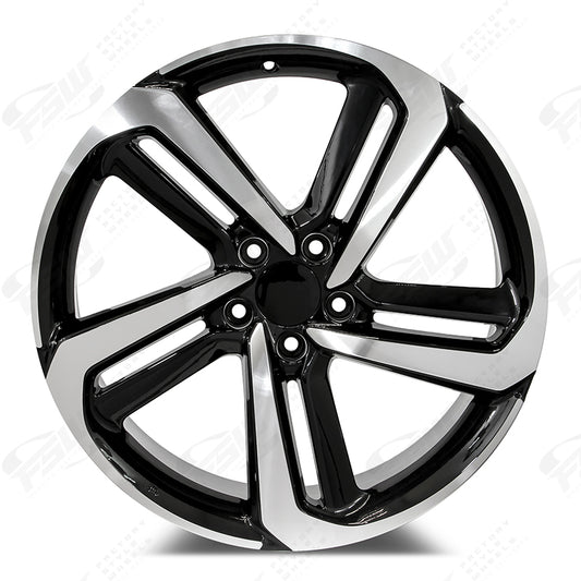 EXL Style - F136 2x8 Machined Face/Black Outline wheel