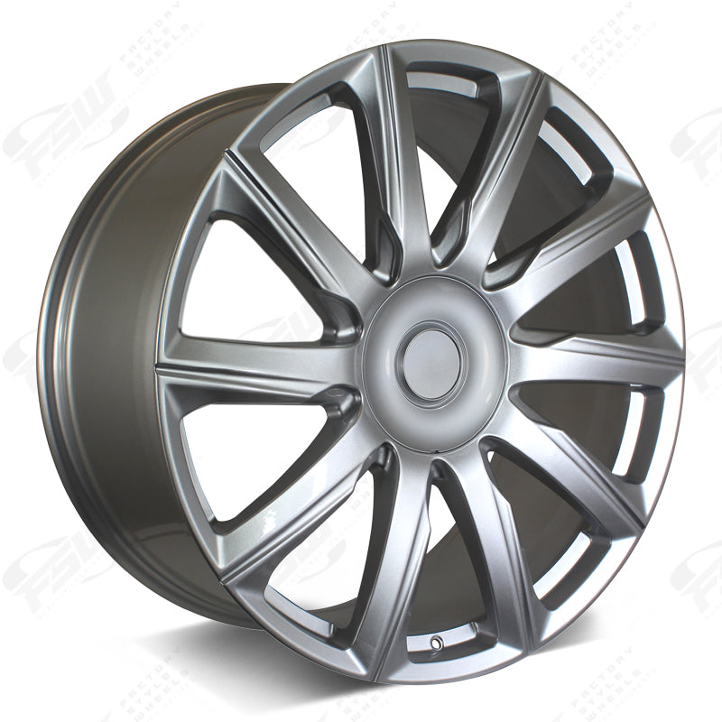 2021 Platinum Style - F263 22x9 Silver wheel