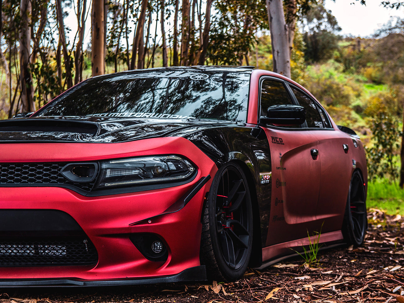 Flow Forged Hellcat Style - F146 2x9.5 Satin Black wheel