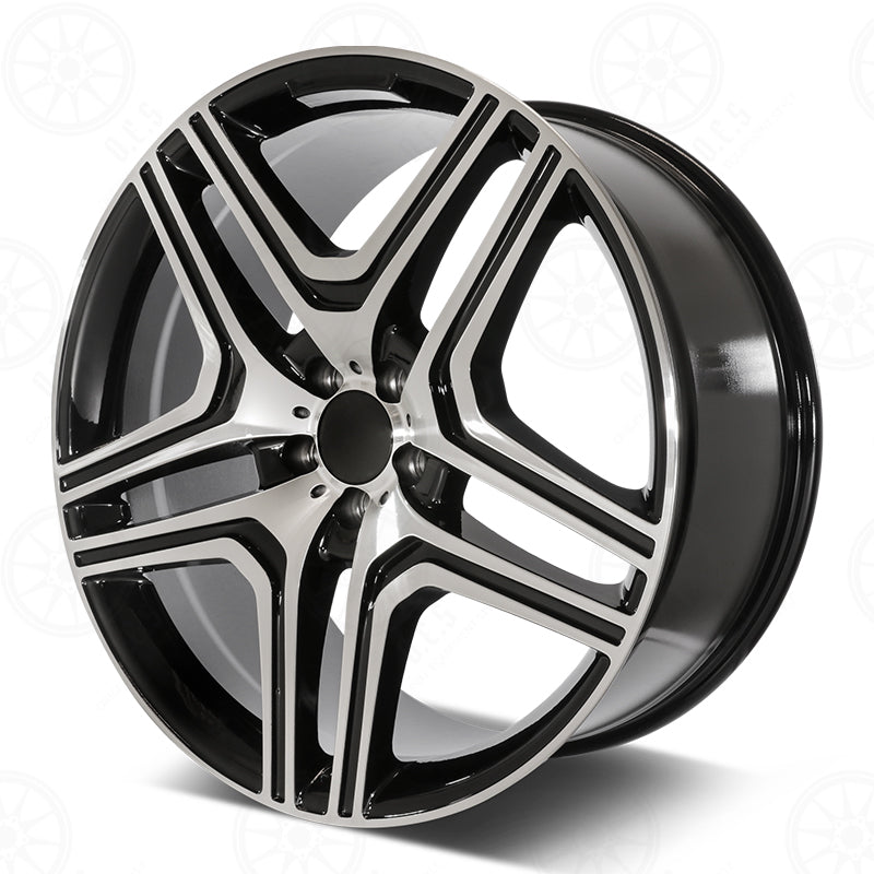 GL63 Style - RM31 2x9.5 Machined Face/Black Outline wheel