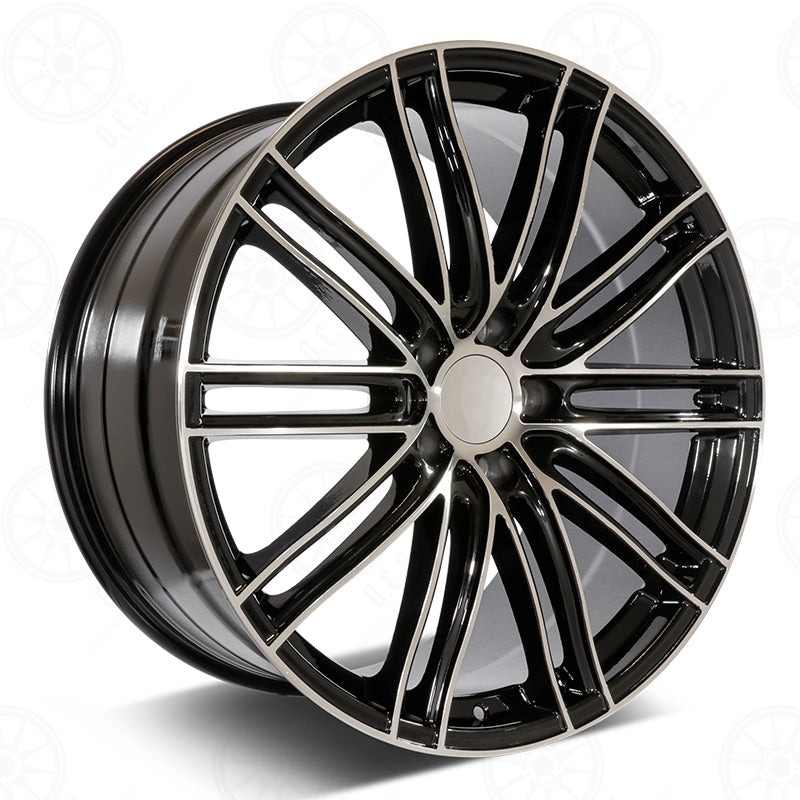 GTS Sport Style - RP11 22x1 Machined Face/Black Outline wheel