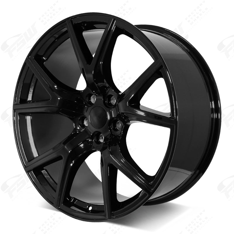 Trackhawk Style - F282 22x1 Gloss Black wheel
