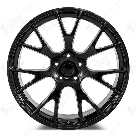 Hellcat Style - F046 2x9 Gloss Black wheel