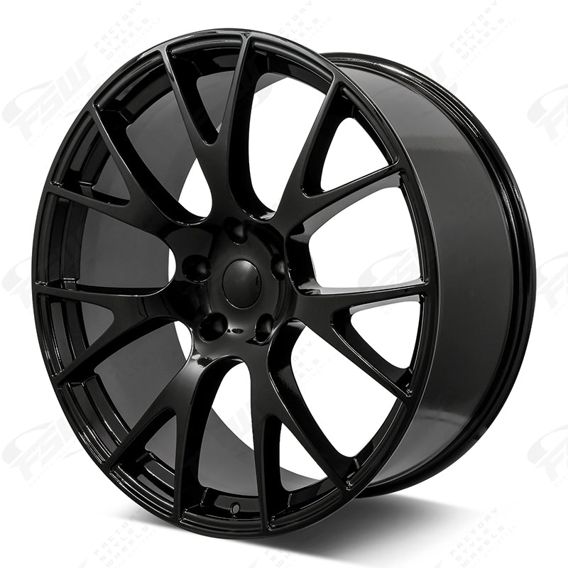 Hellcat Style - F046 2x9 Gloss Black wheel