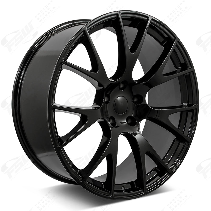 Hellcat Style - F046 2x9 Gloss Black wheel
