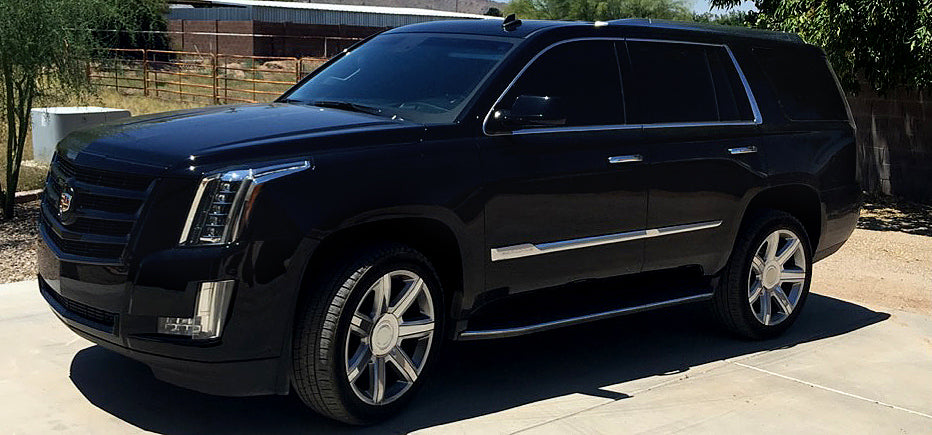 Platinum Style - F002 22x9 Hyper Black Chrome Inserts wheel