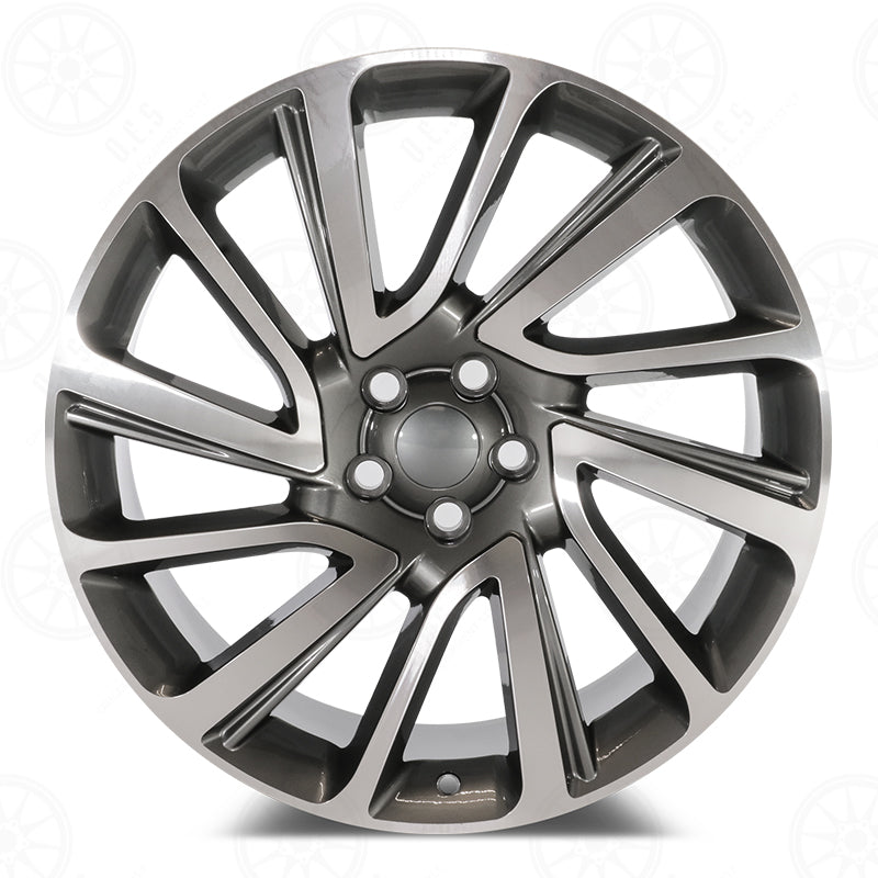SV Style - RL22 22x9.5 Machined Face/Gunmetal Outline wheel