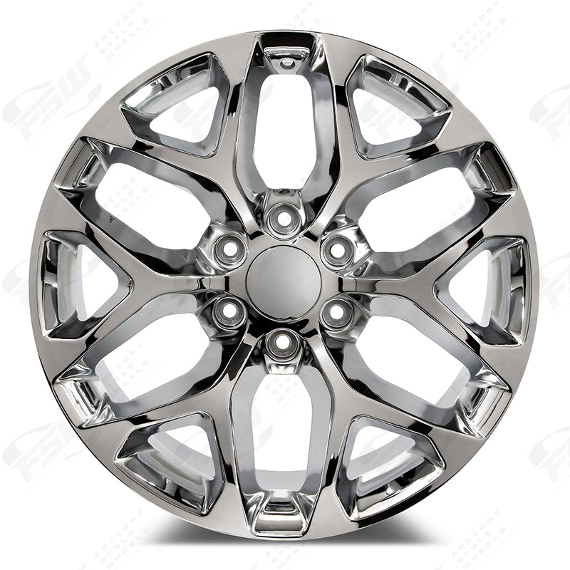 Snowflake Style - F041 26x1 Chrome wheel