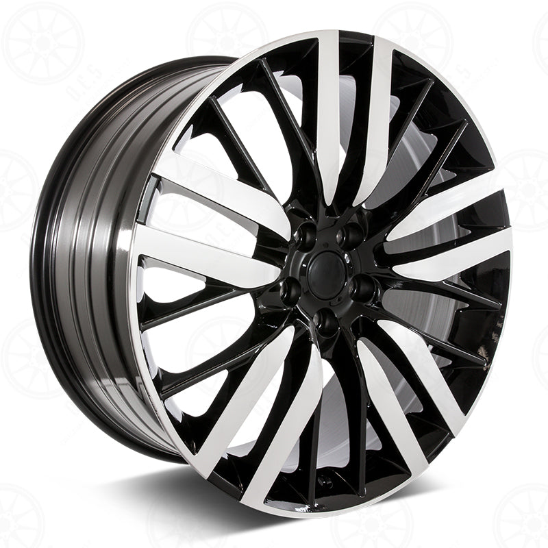 Sport Style - RL11 22x1 Machined Face/Black Outline wheel