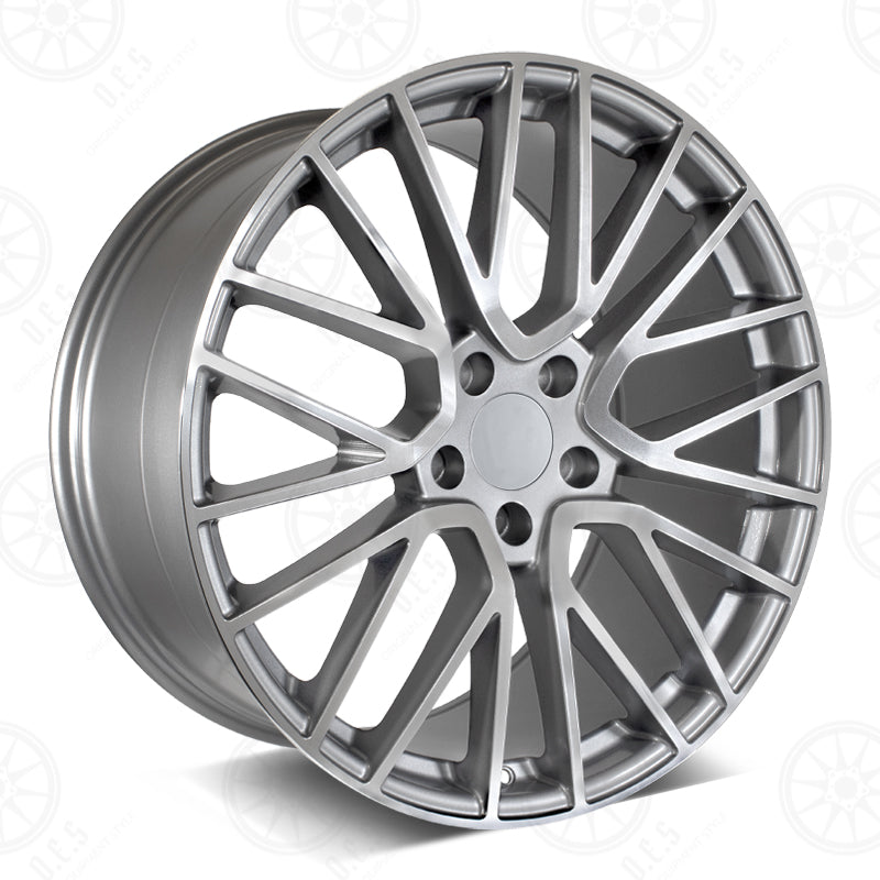 Turbo 4S Style - RP27 22x11 Machined Face/Gunmetal Outline wheel