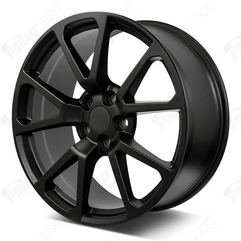 V Style - F011 2x8.5 Satin Black wheel