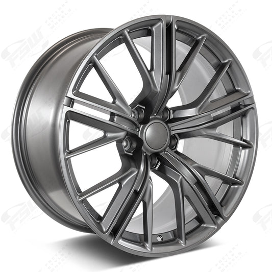 ZL Mesh Style - F019 2x1 Matte Gunmetal wheel