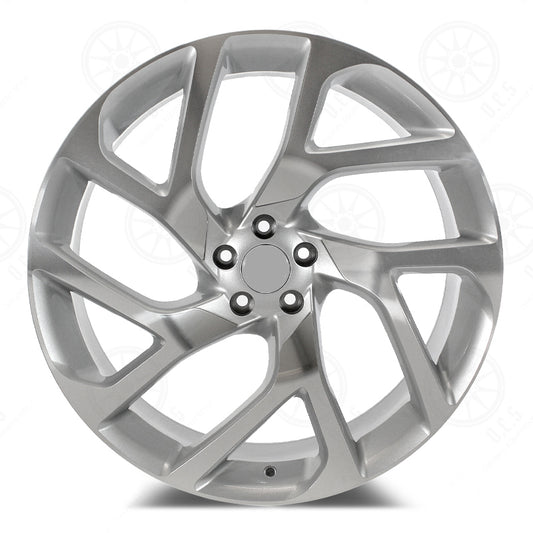 2020 Autobiography Style - RL37 22x9.5 Machined Face/Silver Outline wheel