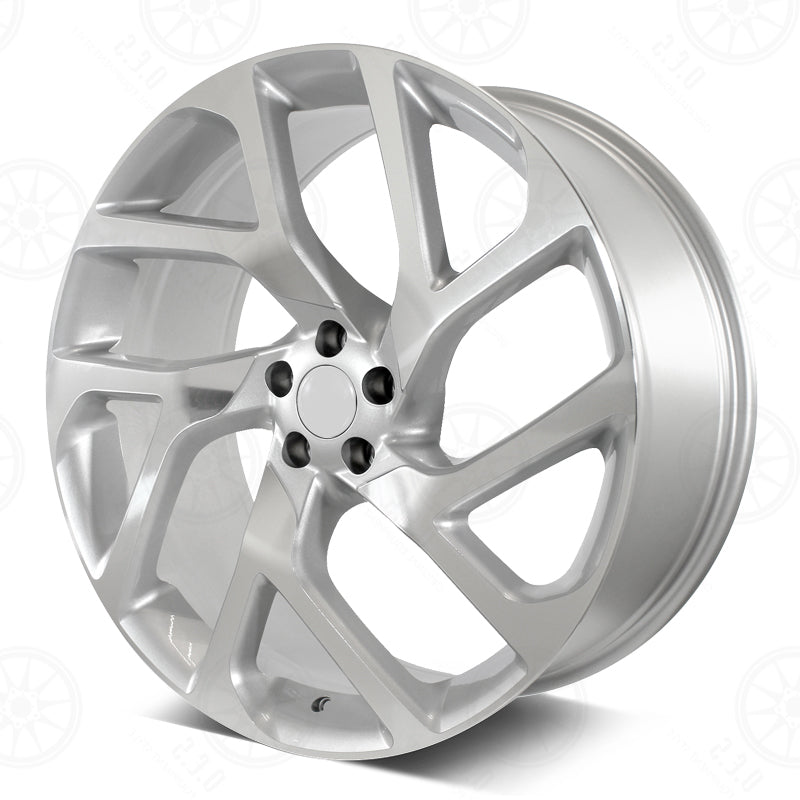 2020 Autobiography Style - RL37 22x9.5 Machined Face/Silver Outline wheel