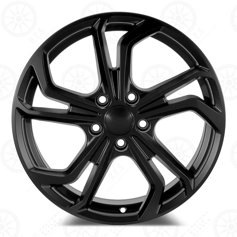 2020 Golf R Style - RA68 17x7.5 Satin Black wheel