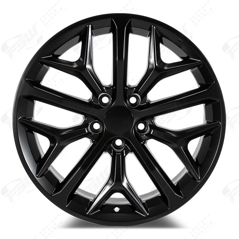 2020 SI Style - F163 18x8 Satin Black wheel