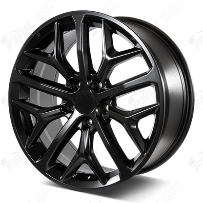 2020 SI Style - F163 18x8 Satin Black wheel