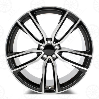 2021 AMG Style - RM61 2x8.5 Machined Face/Black Outline wheel