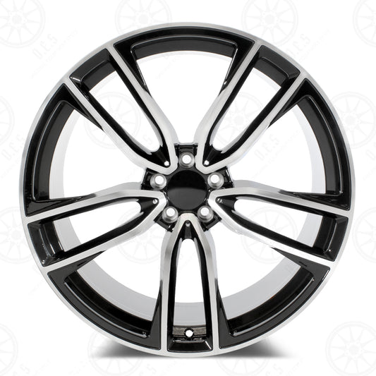 2021 AMG Style - RM61 2x8.5 Machined Face/Black Outline wheel