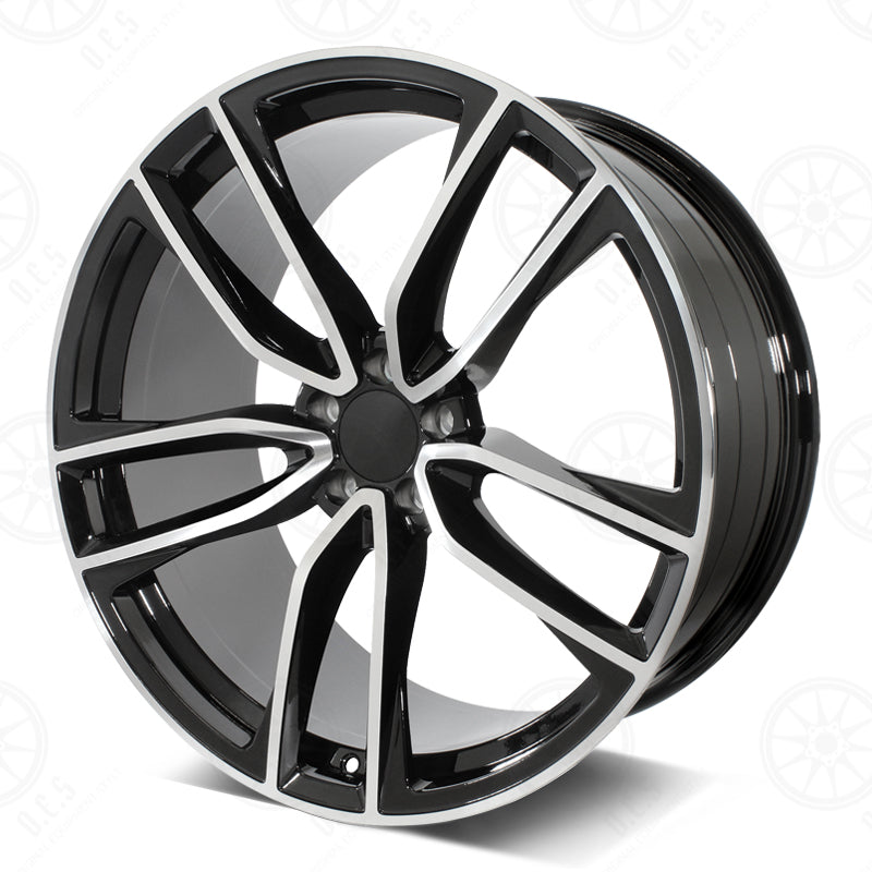 2021 AMG Style - RM61 22x10.5 Machined Face/Black Outline wheel