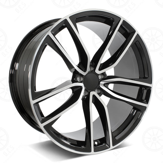 2021 AMG Style - RM61 19x8 Machined Face/Black Outline wheel
