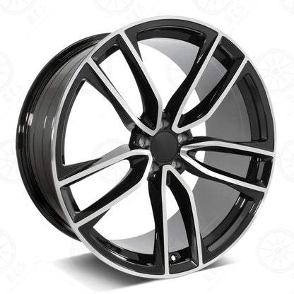 2021 AMG Style - RM61 2x8.5 Machined Face/Black Outline wheel