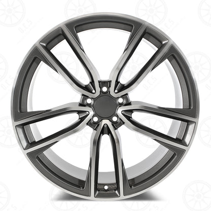 2021 AMG Style - RM62 2x9.5 Machined Face/Gunmetal Outline wheel