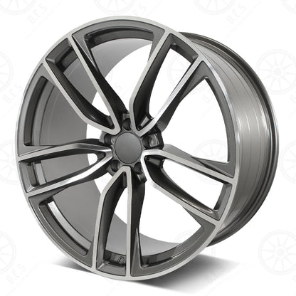 2021 AMG Style - RM62 2x9.5 Machined Face/Gunmetal Outline wheel