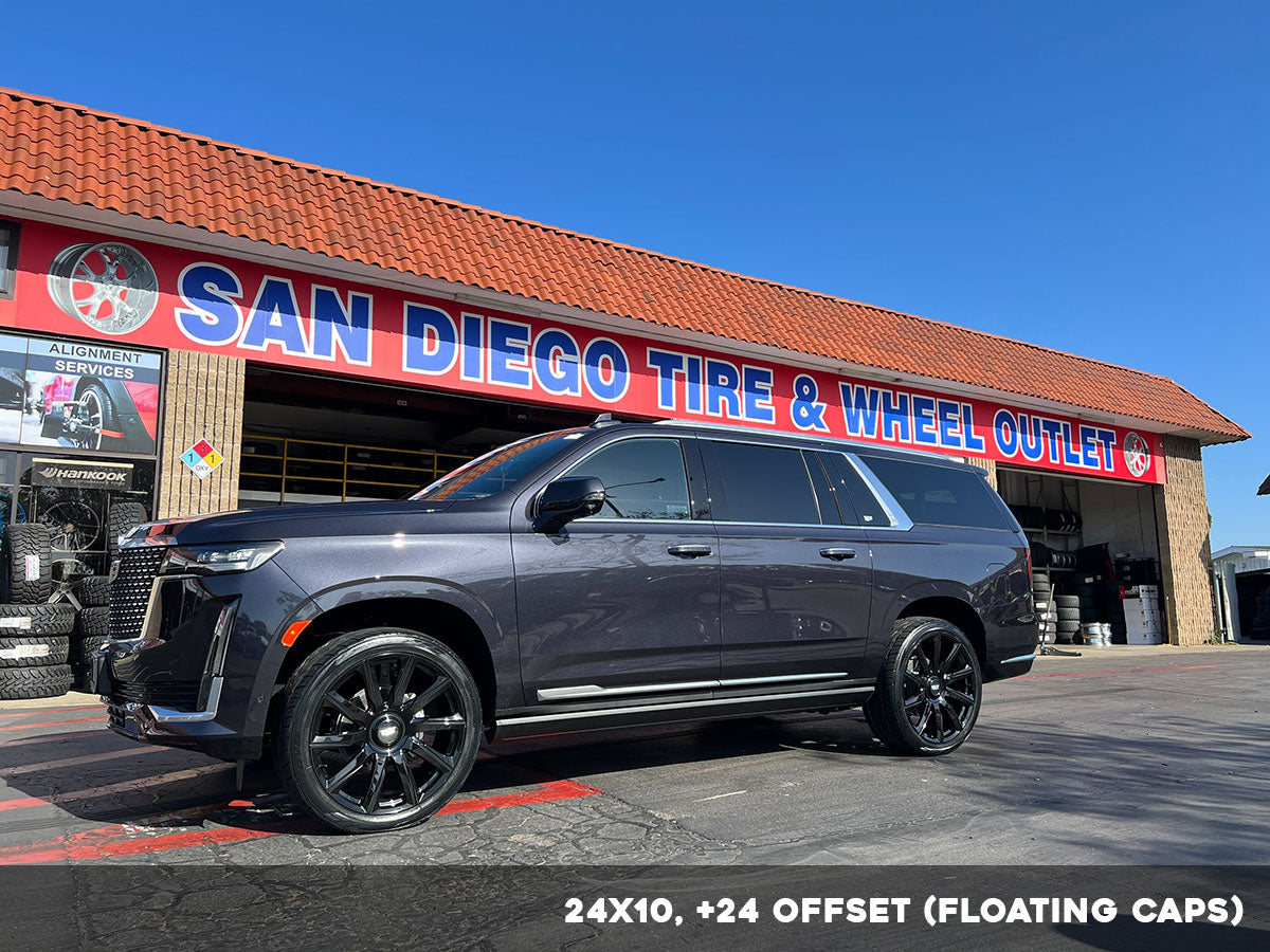 2021 Platinum Style - F261 26x1 Gloss Black wheel