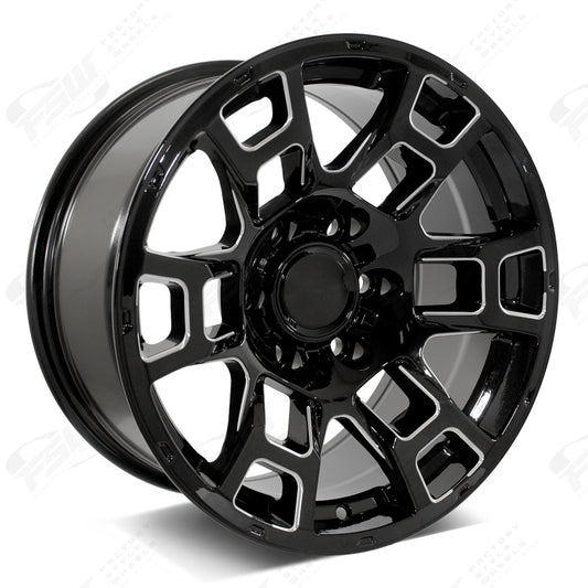 Flow Forged4TR Pro Style - F250 2x9 Gloss Black Milled wheel