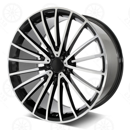 2021 S Style - RM56 19x8.5 Machined Face/Black Outline wheel