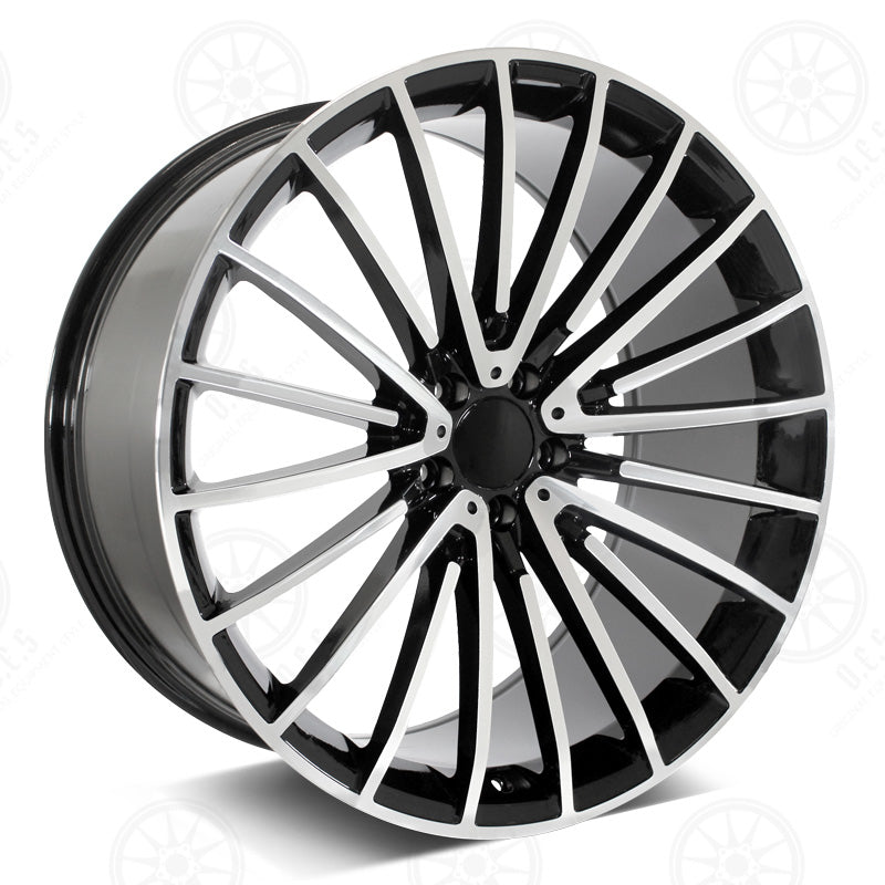 2021 S Style - RM56 21x1 Machined Face/Black Outline wheel
