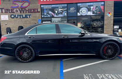 2021 S Style - RM58 22x9 Gloss Black wheel