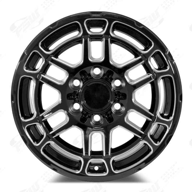 Tac Pro Style - F270 22x9 Black Milled wheel
