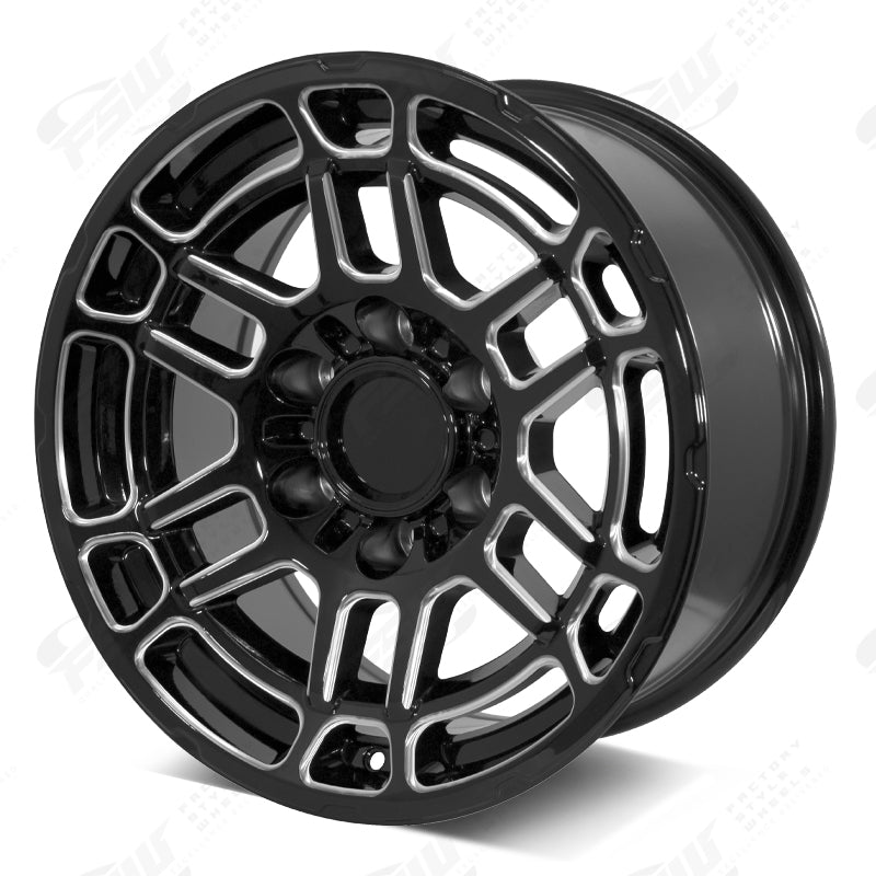 Tac Pro Style - F270 22x9 Black Milled wheel