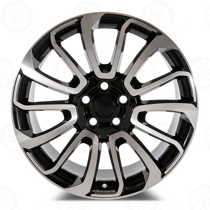 Autobiography Style - RL06 24x1 Machined Face/Black Outline wheel