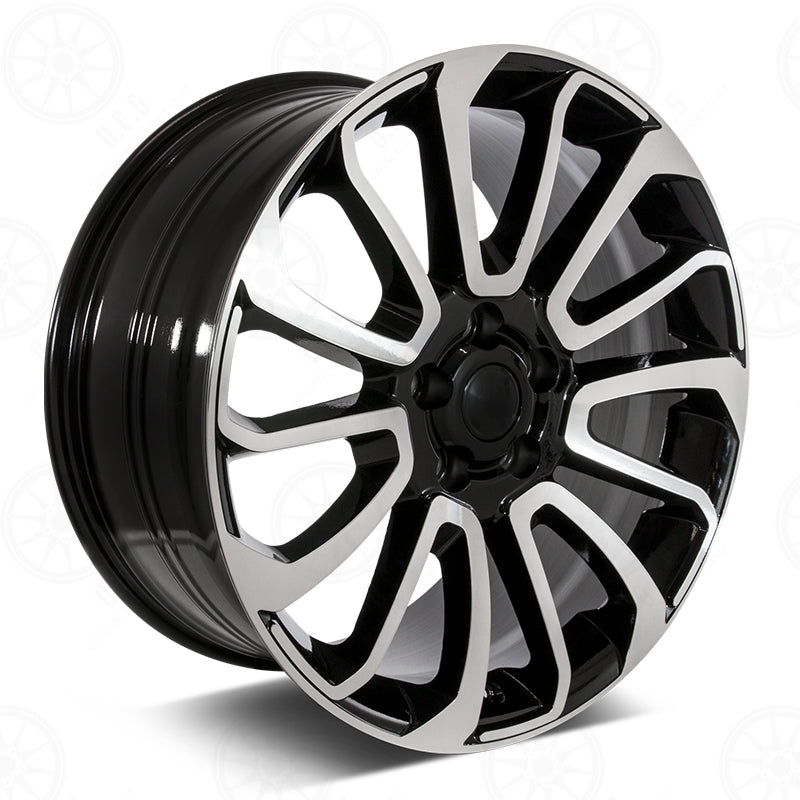 Autobiography Style - RL06 24x1 Machined Face/Black Outline wheel