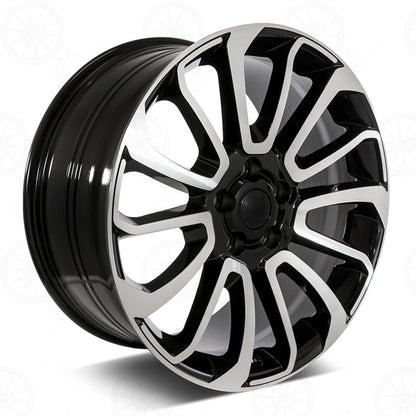 Autobiography Style - RL06 24x1 Machined Face/Black Outline wheel